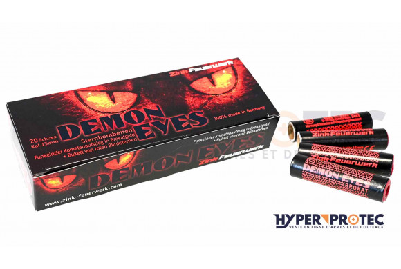 Demon Eyes Zink Feuerwerk - Fusée Pour Pistolet D'Alarme - HyperProtec