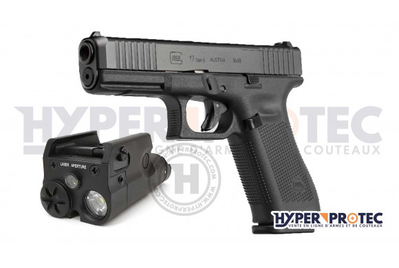 Pack Glock 17 Gen 5 - Pistolet Alarme