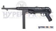 MP40 Pistolet-Mitrailleur à Blanc CALIBRE 9mm