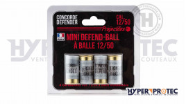 Concorde Defender Mini Defend-Ball à Balle - Cartouche Calibre 12