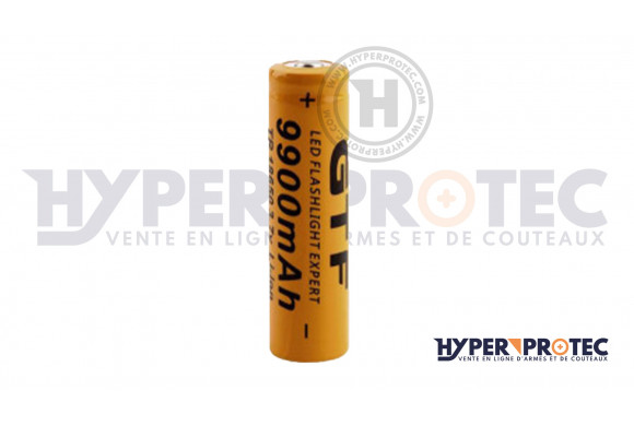 Batterie rechargeable 18650 de 3.7V Li-ion de 9900 mAh