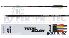 Pack 12 flèches Maximal Total Alloy 2219 - Flèche Arbalète 20 pouces