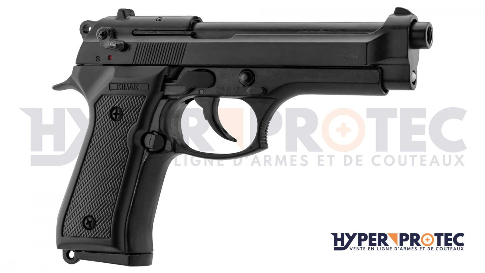 Kimar Modèle 92 Auto - Pistolet Alarme - HyperProtec