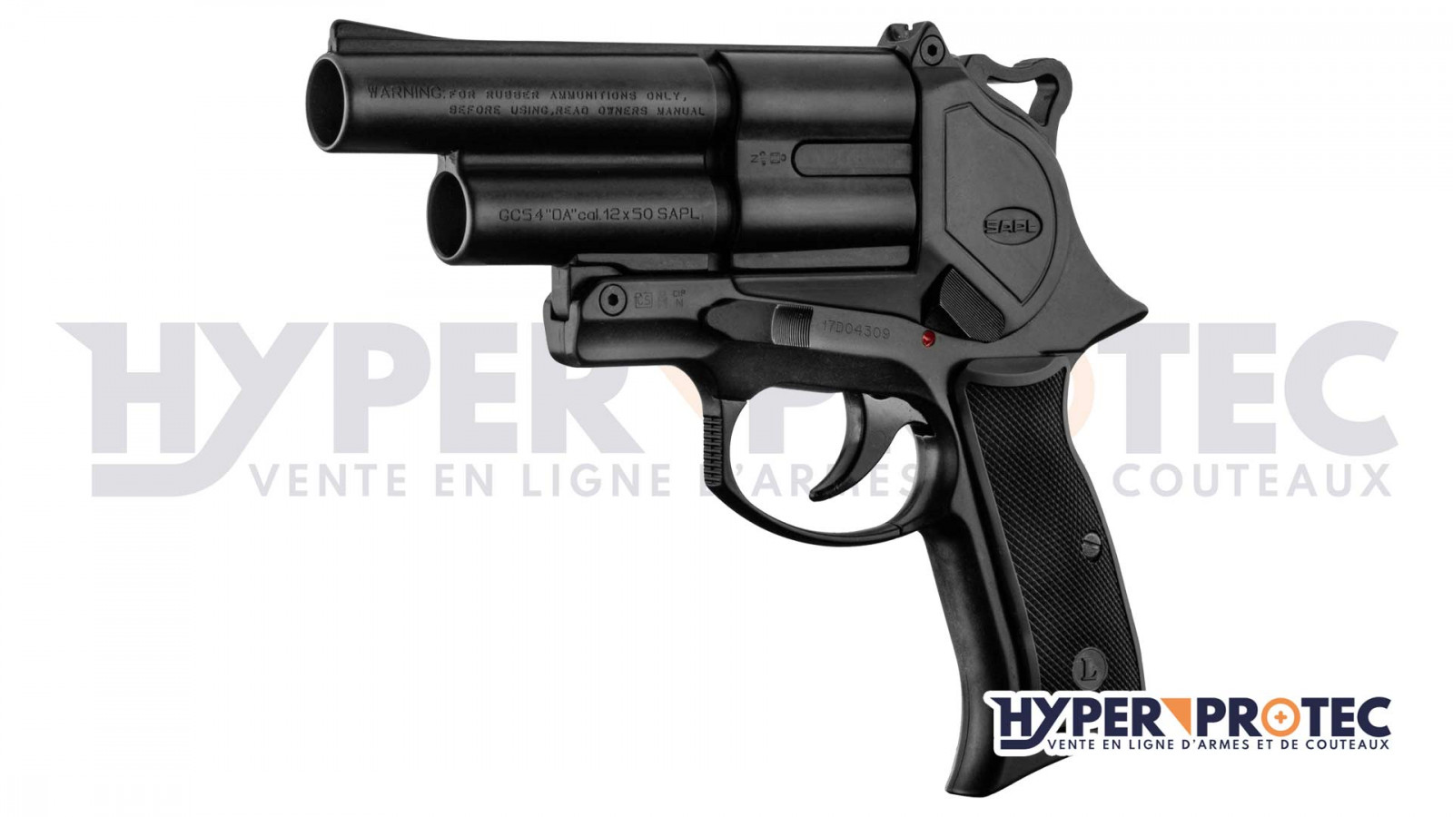 Revolver magnum 12 coups noir, fetes et anniversaires