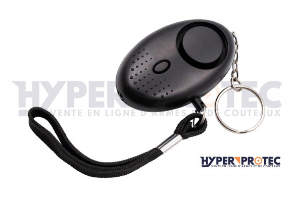 Alarme sonore porte-clé 120 décibles avec lampe led