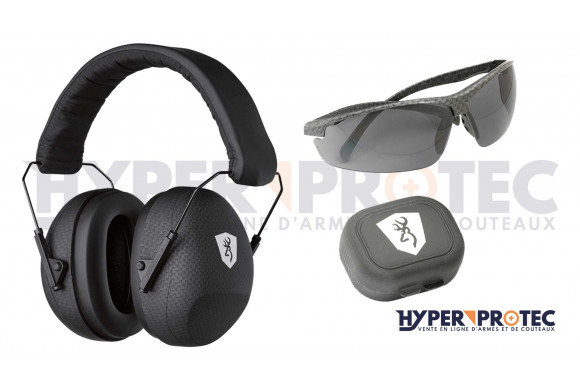 Casque anti-bruit, lunettes de protection, Chasse