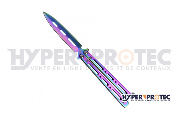 CW Rainbow - Couteau Papillon