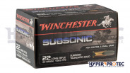 Munition 22LR Winchester Subsoniques Truncated