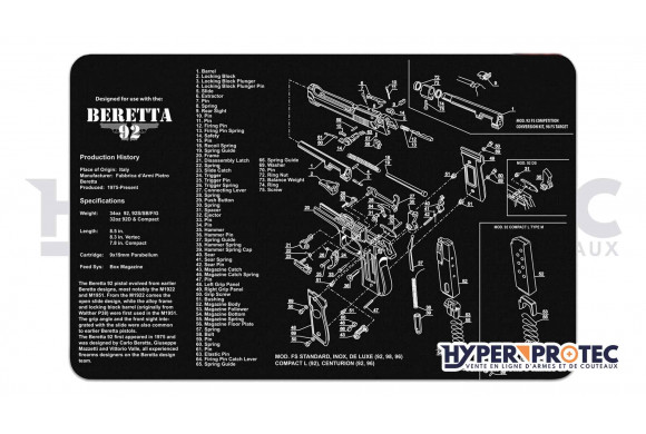 Tapis de nettoyage Beretta 92