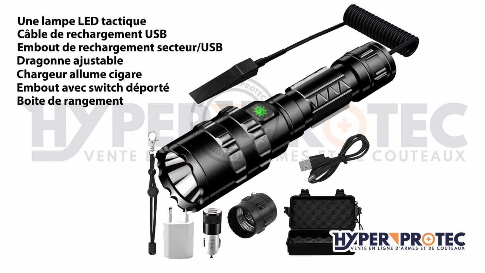 Hyper Access XHP 160 - Lampe Tactique - HyperProtec