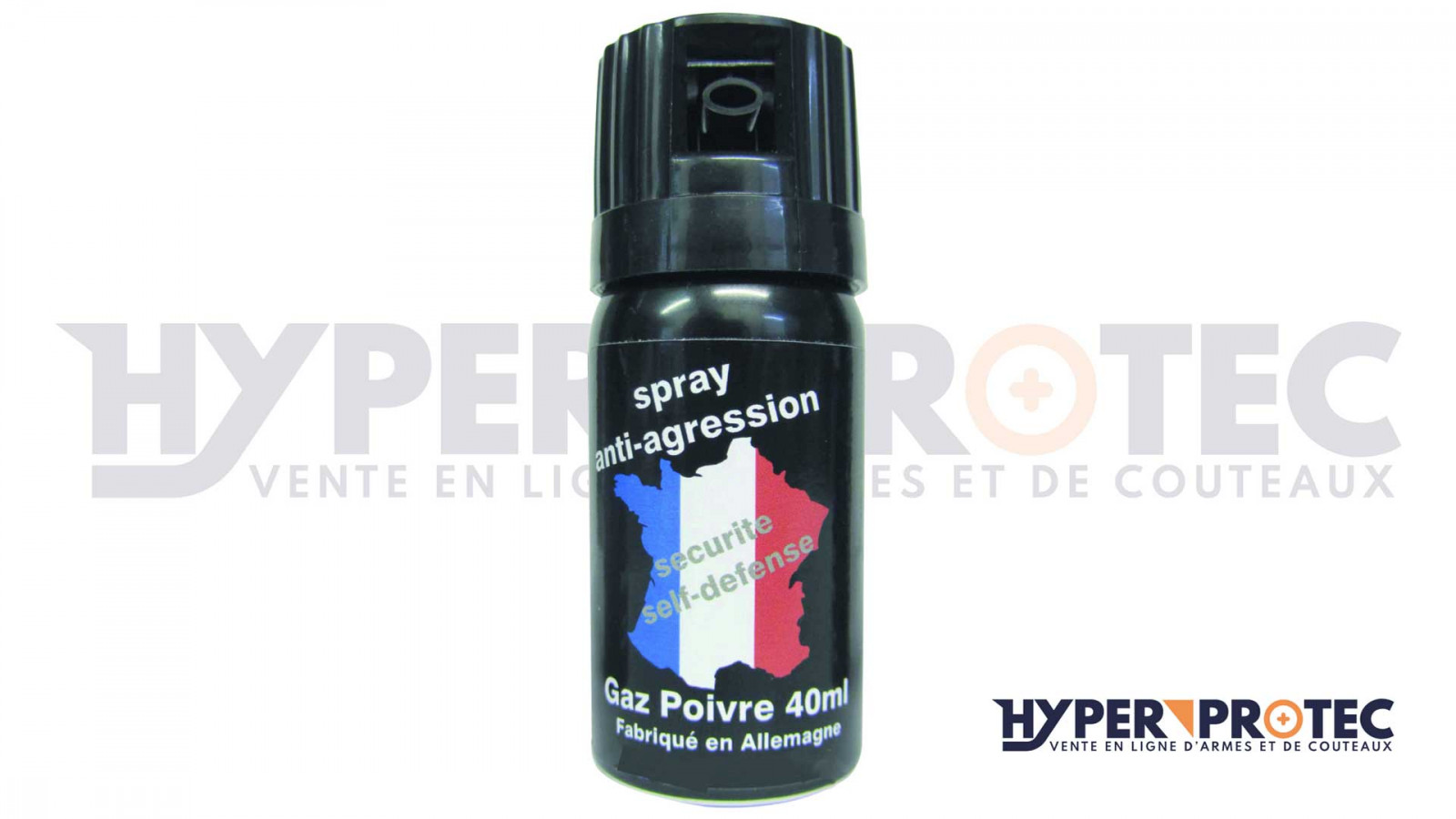 HyperAcess Self Defense - Bombe Lacrymogène Poivre