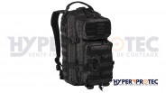 MilTec US Assault Tactical Black - Sac à Dos Tactique