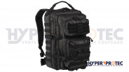 MilTec US Assault Tactical Black - Sac à Dos Tactique