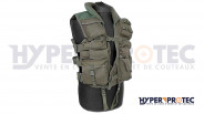 Gilet assaut noir multi poches pour airsoft