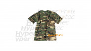 Tee-shirt camo militaire vert - Taille enfant