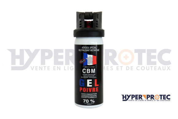 Gel poivre anti agression CBM 70% - 50 m