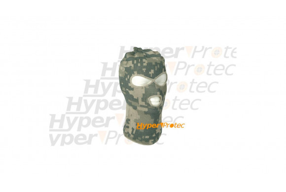 Cagoule 3 trous camo 3D - Taille adulte