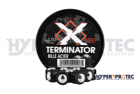 X-Terminator Calibre 50 - bille Acier