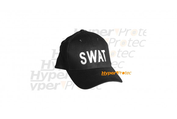 Casquette noire - SWAT pour airsoft et déguisement