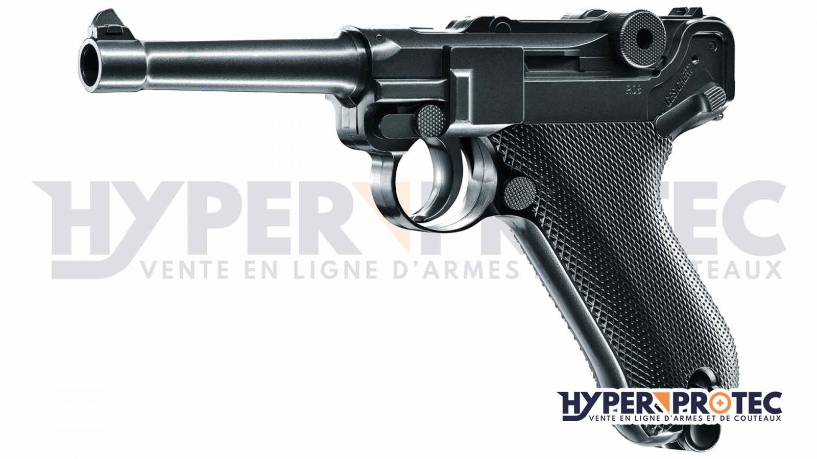 Pistolet LEGENDS P.08 d'auto défence « Airguns » Co2 Billes Acier Cal 4.5 -  Pistolets CO2 (1600384)