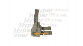 Holster de cuisse pour droitier - Vert olive