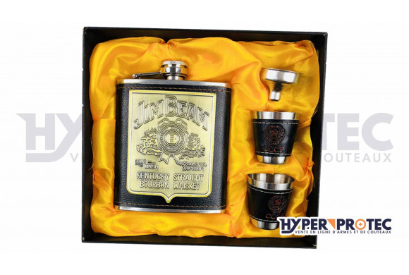 Coffret Flasque Jim Beam