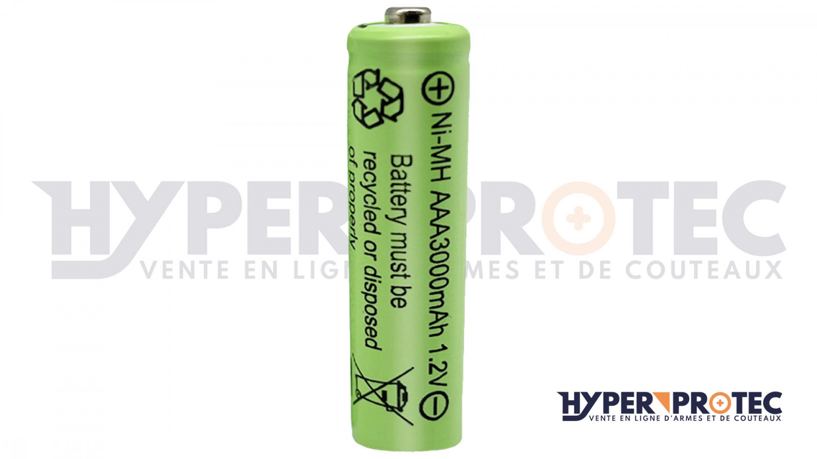 Pile rechargeable AAA LR3 1,2V : INDUCELL