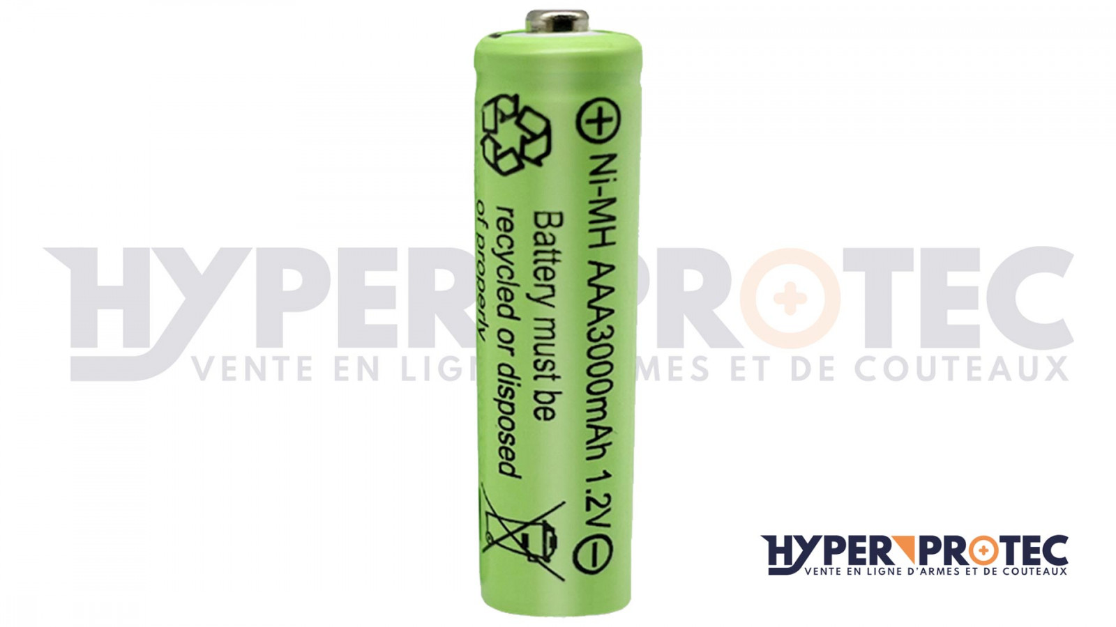 Pile Rechargeable LR3 - AAA 700 mAh - HyperProtec