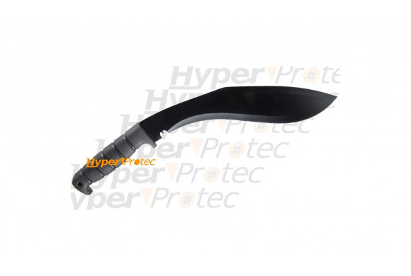 Kukri machette courbe 42cm - manche caoutchouc