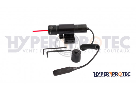 Pointeur Laser rouge pour arme montage rail 11 et 22 mm