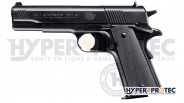 Pistolet CO2 Colt Government 1911 A1 noir à plombs 4.5 mm