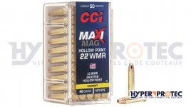 cartouches CCI 22WMR HP maxi-magnum