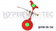 Cible de tir en métal rotative Bird Target oiseau