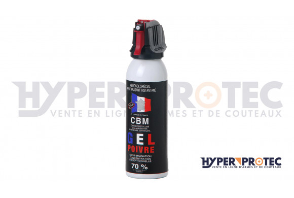 CBM Gel Poivre CS+P - Bombe Lacrymogène - HyperProtec
