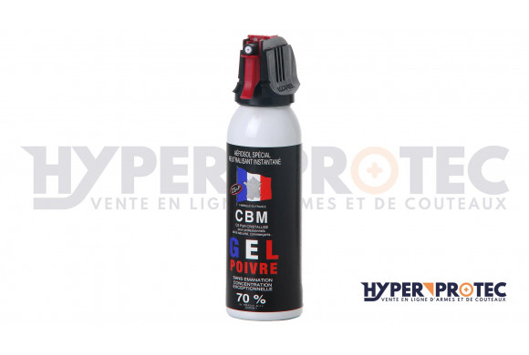 Bombe lacrymogène gel poivre 100mL CBM