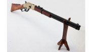 Carabine Winchester 1866 dorée de collection à levier de sous-garde