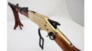 Carabine Winchester 1866 dorée de collection à levier de sous-garde