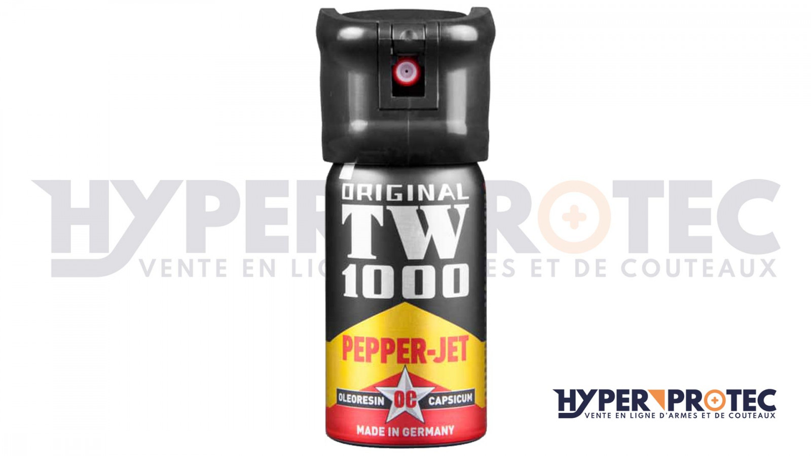 Bombe lacrymogène TW1000 poivre JET 40ml - SD-Equipements