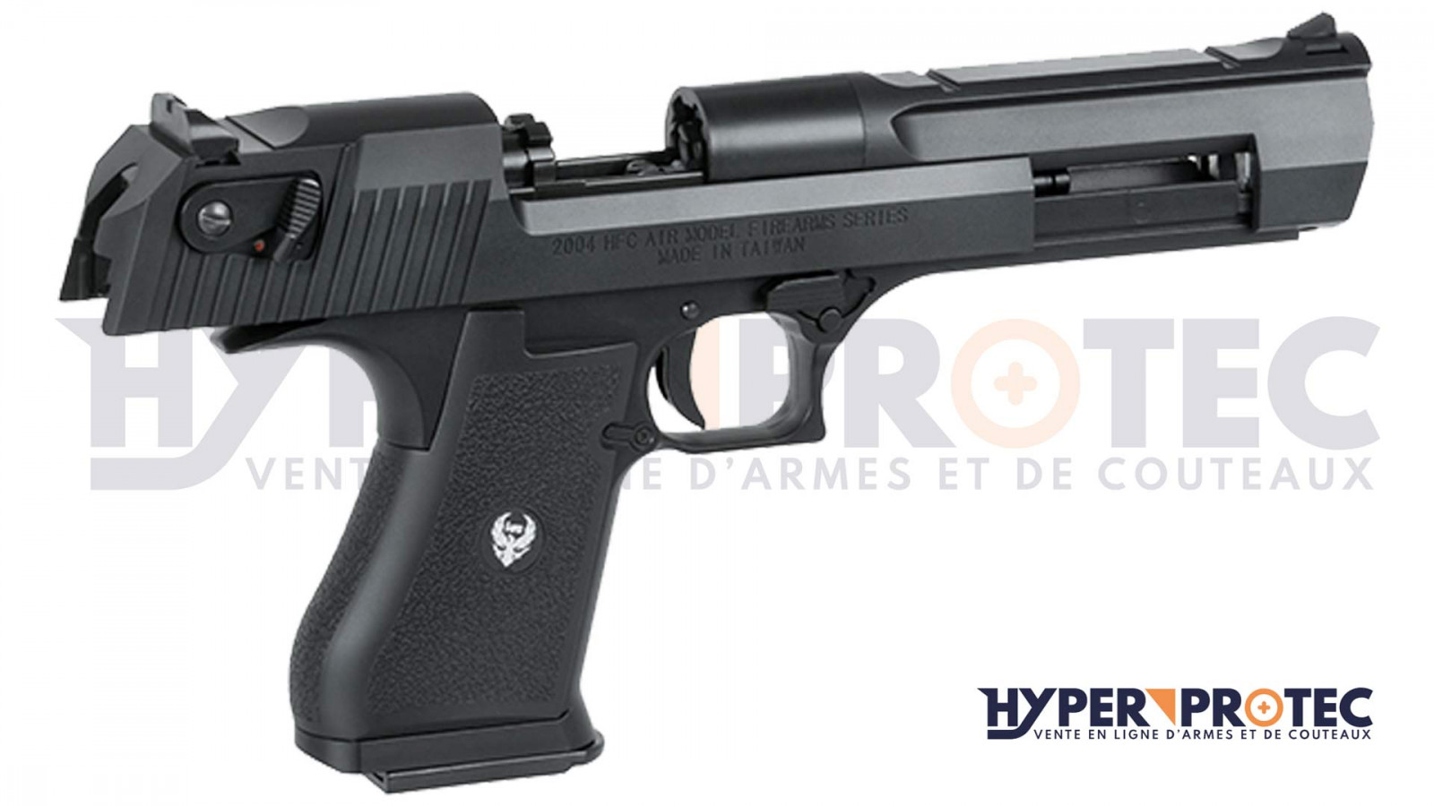 HFC - Pack Réplique Pistolet Airsoft M9 HG106S SILVER + Billes 0,20gr + gaz  - Heritage Airsoft