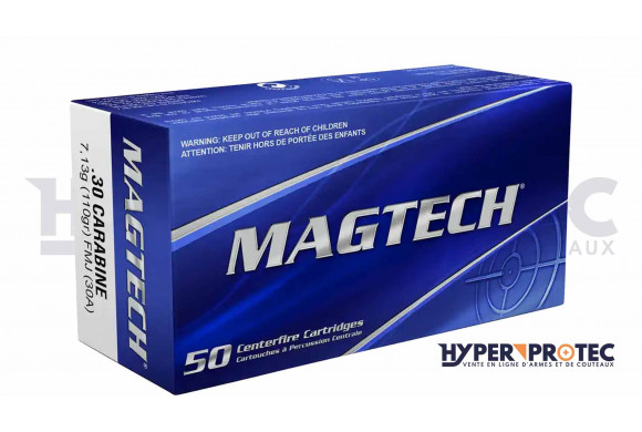 Magtech FMJ 110gr - Munition 30 Carabine ou 30M1