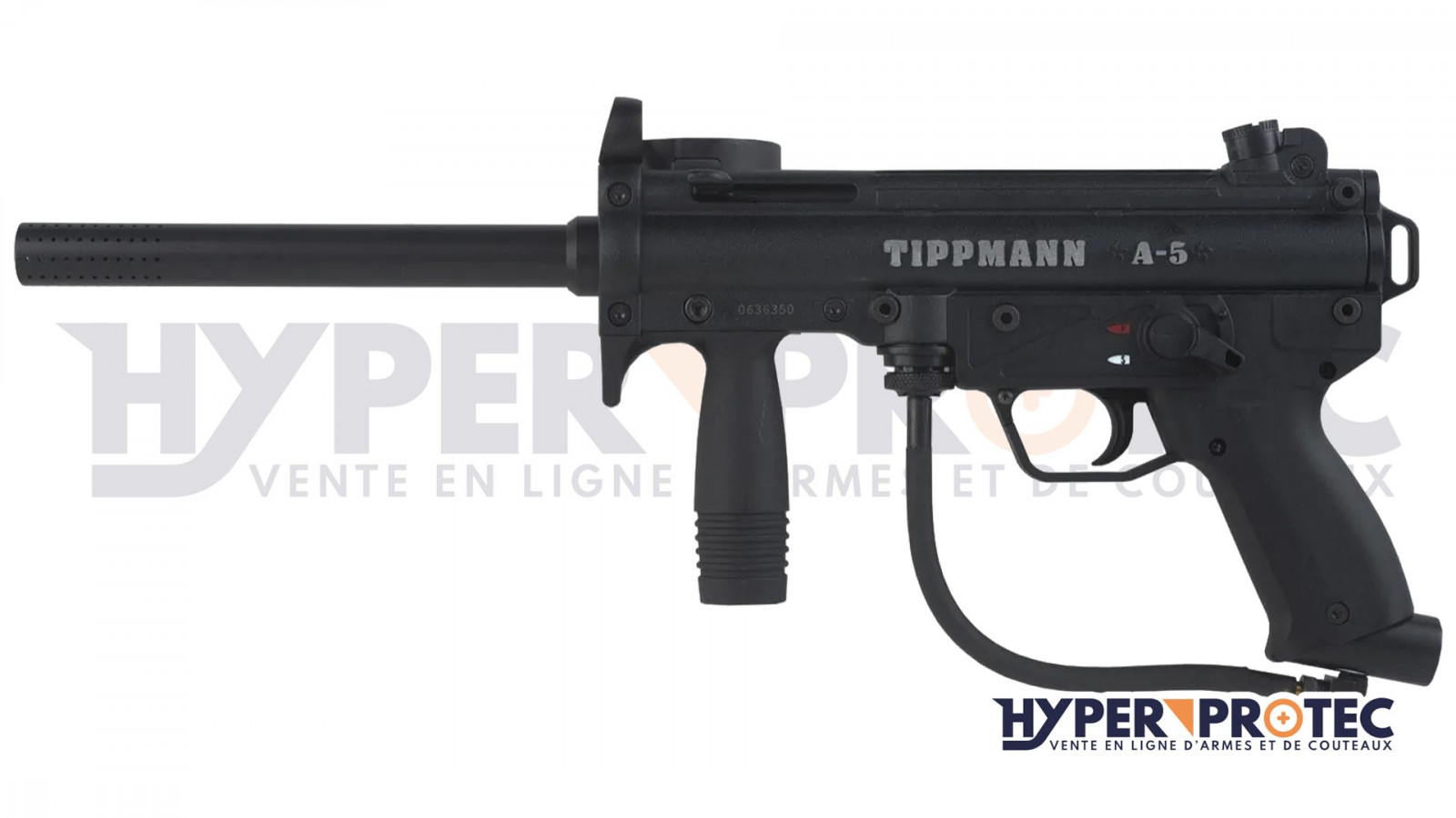 Fusil Paintball de marque Tippman , A-5 avec bonbonne à air