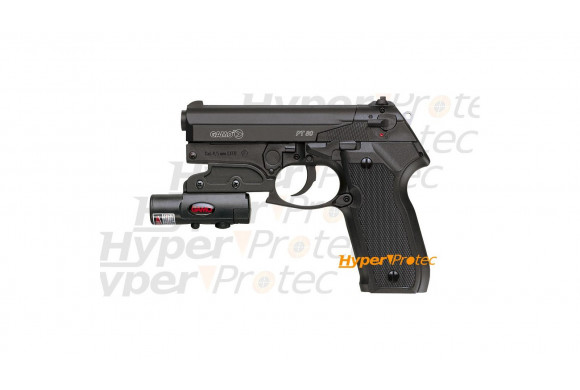 Gamo PT 80 avec laser - Pisolet à plombs 4.5 mm