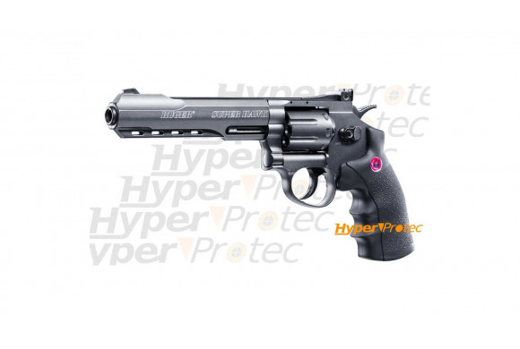 Revolver puissant Super Hawk noir softair a bille