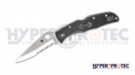 Spyderco Endura 4 lame semi-dentée - Couteau de Poche