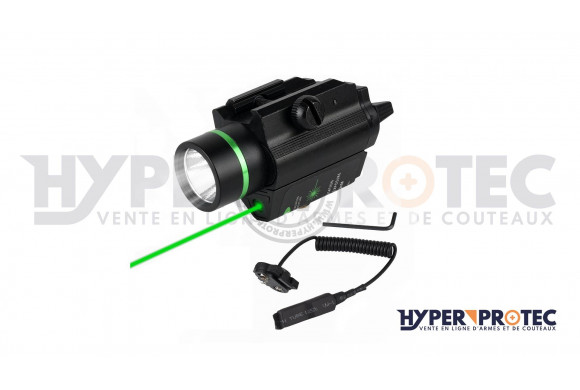 Lampe et laser Night Hunter avec piles incluses