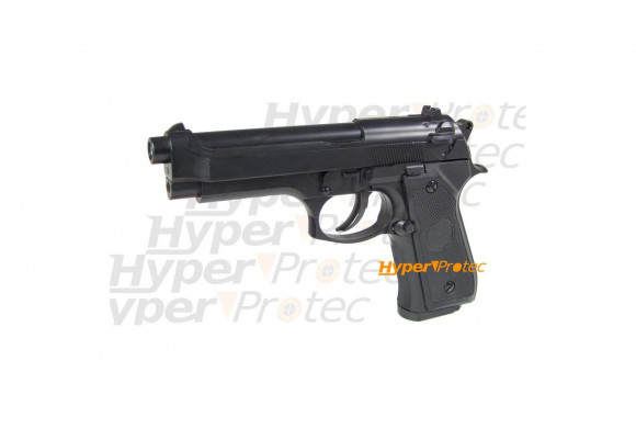 Beretta 92 - pistolet airsoft 6 mm au gaz avec mallette