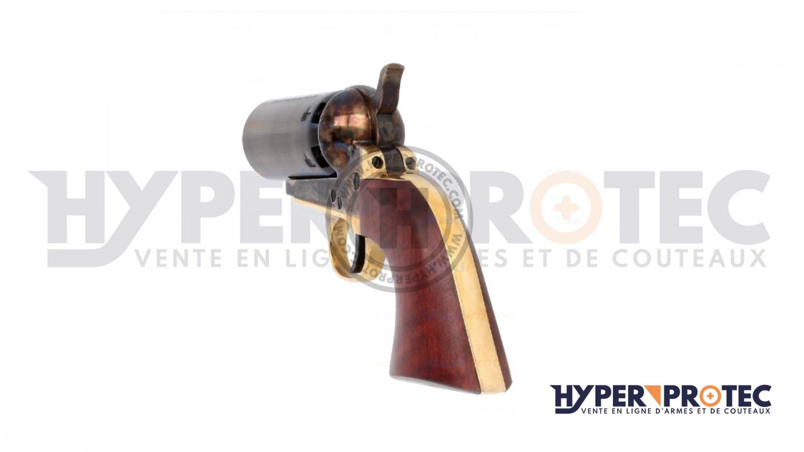 Revolver poudre noire PIETTA 1851 YANK SNUBNOSE - Armurerie Pisteurs