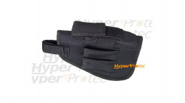 Holster de ceinture droitier noir avec 3 poches extérieures