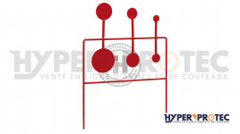 Triple cibles oscillantes pour carabine à plomb