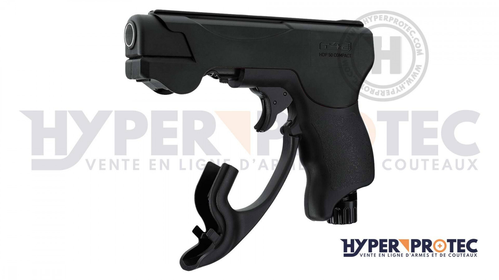 Pack Pistolet Umarex T4E HDP 50 - TP50 - (11 joules) - 50 billes